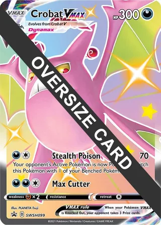 Crobat VMAX - SWSH099 #SWSH099 · Jumbo cards Pokémon card