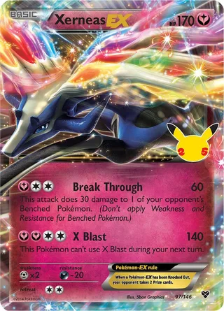 Xerneas EX #CC023 · Celebrations Classic Collection Pokémon card