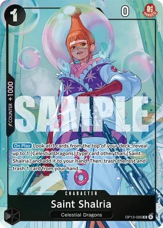 Saint Shalria (Premium Card Collection -Best Selection Vol. 5-) #OP13-086-premium-card-collection-best-selection-vol-5 · One Piece Promotion Cards One Piece card