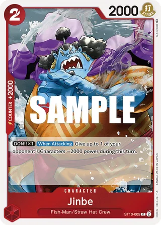 Jinbe #ST10-005 · ST-10: Ultra Deck The Three Captains One Piece card