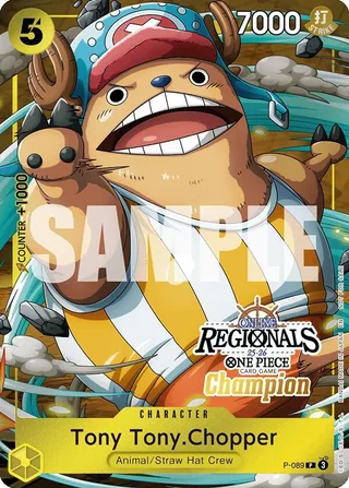 Tony Tony.Chopper (Online Regional Champion Card Set 2025 Vol.2) #P-089-online-regional-champion-card-set-2025-vol-2 · One Piece Promotion Cards One Piece card