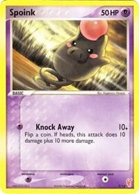 Spoink #7 · EX trainer Kit 2 (Plusle) Pokémon card