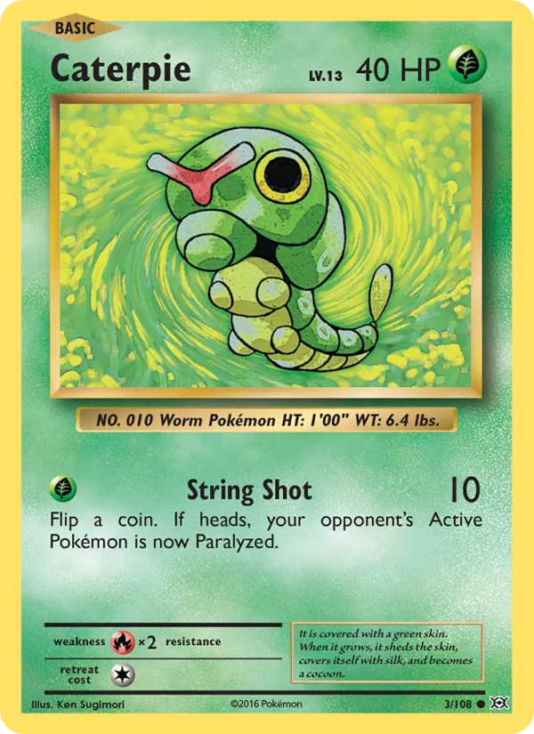 Caterpie full card art