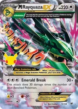 M Rayquaza EX · Celebrations Classic Collection Pokémon card