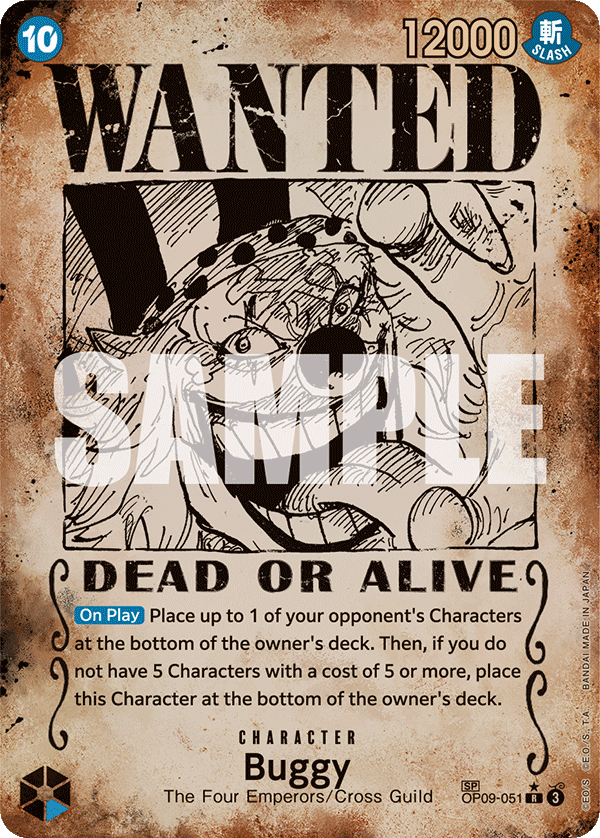 Buggy (Wanted Poster) full card art