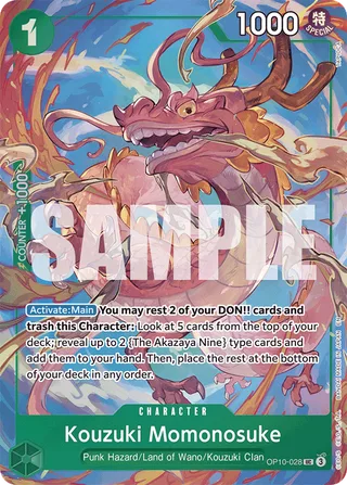 Kouzuki Momonosuke (Premium Card Collection -Best Selection Vol. 4-) #OP10-028-premium-card-collection-best-selection-vol-4 · One Piece Promotion Cards One Piece card