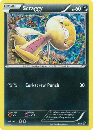 Scraggy #7 · McDonald's Collection 2016 Pokémon card