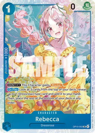 Rebecca #OP15-053 · Adventure on Kami's Island One Piece card