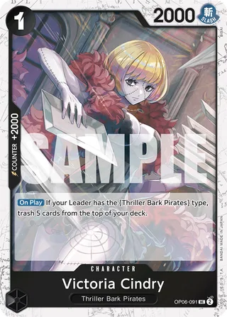 Victoria Cindry (Full Art) #OP06-091-full-art · Premium Booster -The Best- One Piece card