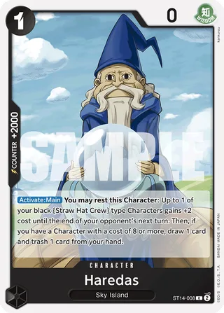 Haredas #ST14-008 · ST-14: Starter Deck 14 3D2Y One Piece card