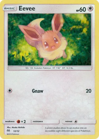 Eevee #12 · McDonald's Collection 2019 Pokémon card