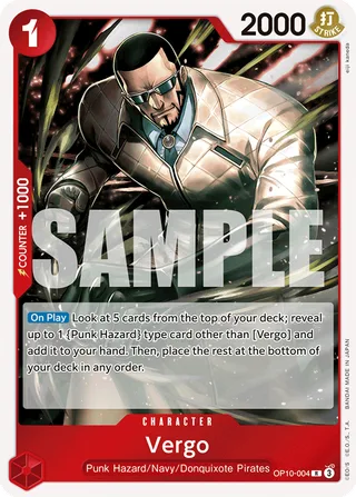 Vergo #OP10-004 · Royal Blood One Piece card