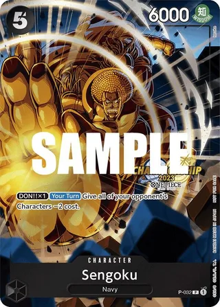 Sengoku (CS 2023 Event Pack) #P-032-cs-2023-event-pack · One Piece Promotion Cards One Piece card