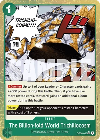 The Billion-fold World Trichiliocosm (Premium Card Collection -Best Selection Vol. 2-) #OP06-038-premium-card-collection-best-selection-vol-2 · One Piece Promotion Cards One Piece card
