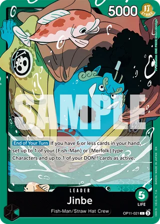Jinbe #OP11-021 · A Fist of Divine Speed One Piece card