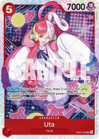 Uta #EB03-003 · Extra Booster: One Piece Heroines Edition One Piece card