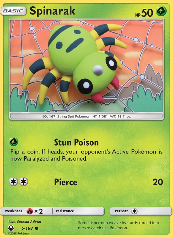 Spinarak full card art