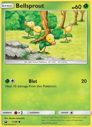 Bellsprout #1 · Celestial Storm Pokémon card