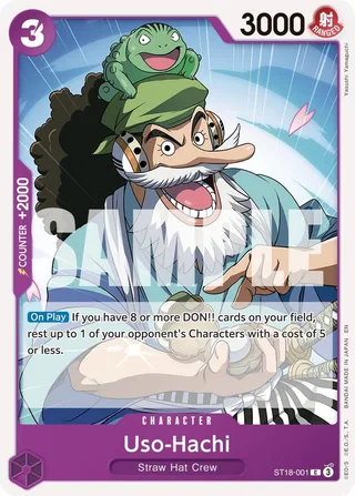 Uso-Hachi (Reprint) #ST18-001-reprint · Premium Booster -The Best- Vol. 2 One Piece card