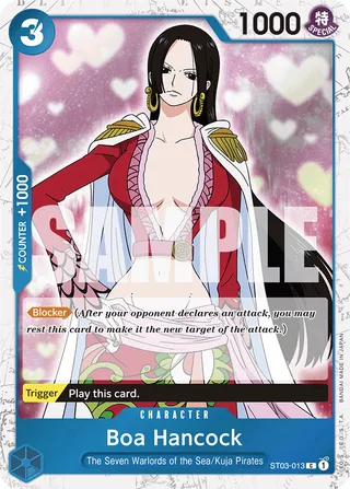 Boa Hancock (Full Art) #ST03-013-full-art · Premium Booster -The Best- One Piece card