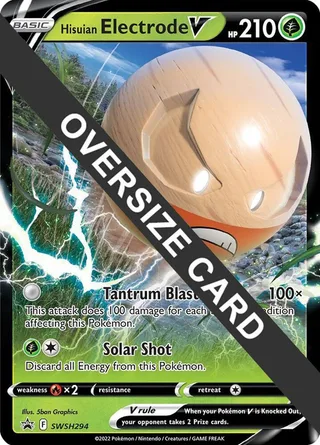 Hisuian Electrode V - SWSH294 #SWSH294 · Jumbo cards Pokémon card