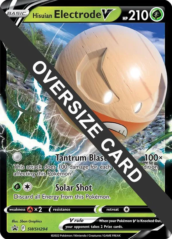 Hisuian Electrode V - SWSH294 full card art