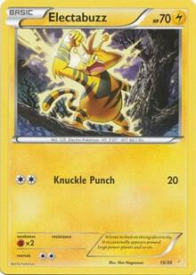 Electabuzz #23 · XY trainer Kit (Pikachu Libre) Pokémon card