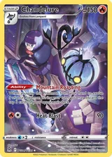 Chandelure · Lost Origin Trainer Gallery Pokémon card