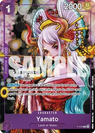Yamato (CS 2024 Event Pack Finalist) #P-046-cs-2024-event-pack-finalist · One Piece Promotion Cards One Piece card