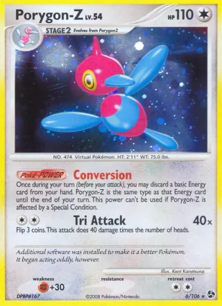 Porygon-Z #6 · Great Encounters Pokémon card