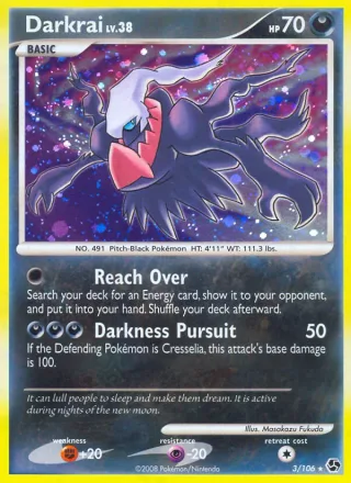 Darkrai #3 · Great Encounters Pokémon card