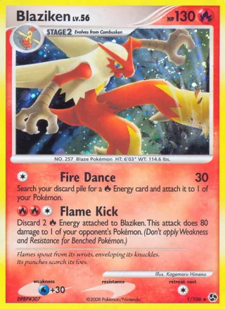 Blaziken #1 · Great Encounters Pokémon card