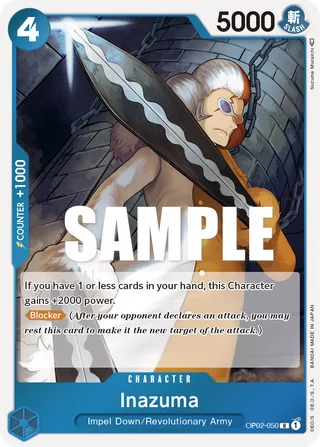 Inazuma #OP02-050 · Paramount War One Piece card
