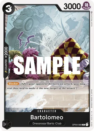 Bartolomeo #OP04-089 · Kingdoms of Intrigue One Piece card