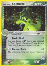 Team Aqua's Cacturne · Team Magma vs Team Aqua Pokémon card