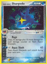 Team Aqua's Sharpedo · Team Magma vs Team Aqua Pokémon card