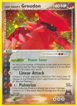 Team Magma's Groudon · Team Magma vs Team Aqua Pokémon card