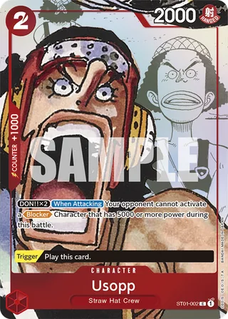 Usopp (Premium Card Collection -ONE PIECE FILM RED Edition-) #ST01-002-premium-card-collection-one-piece-film-red-edition · One Piece Promotion Cards One Piece card
