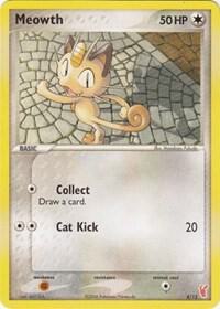 Meowth #4 · EX trainer Kit 2 (Plusle) Pokémon card