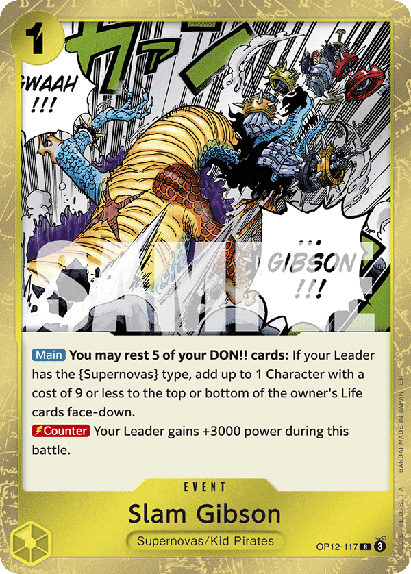 Slam Gibson full card art