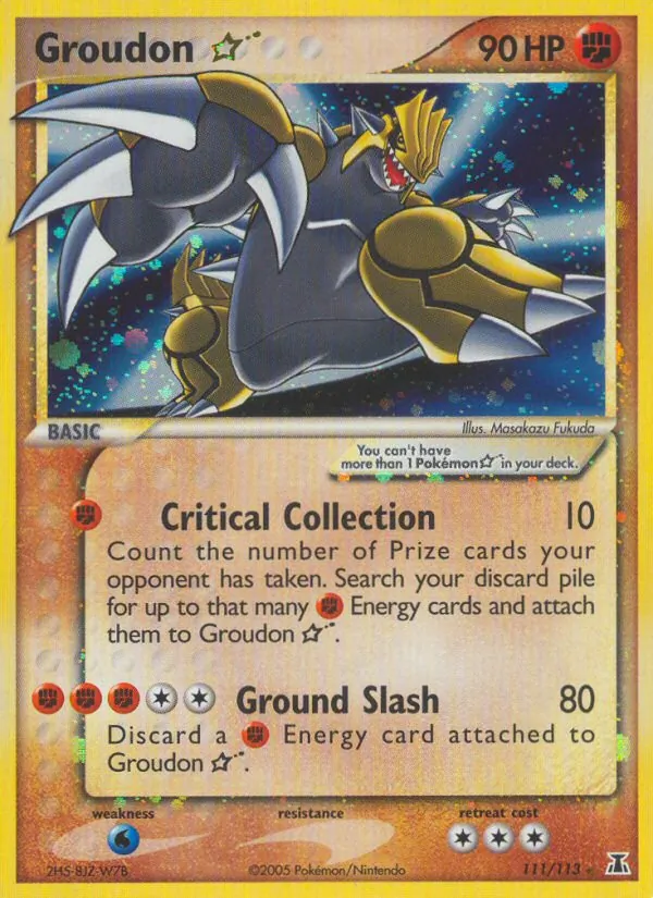 Groudon Star full card art