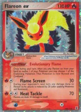 Flareon ex · Delta Species Pokémon card