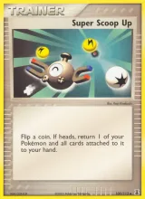 Super Scoop Up · Delta Species Pokémon card