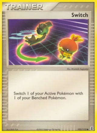 Switch #102 · Delta Species Pokémon card