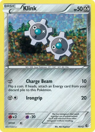 Klink #10 · McDonald's Collection 2011 Pokémon card