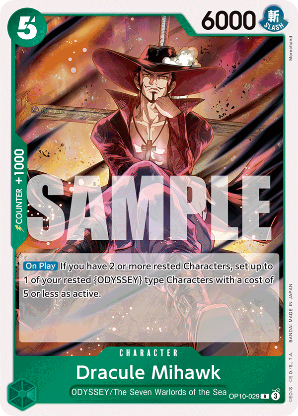 Dracule Mihawk full card art