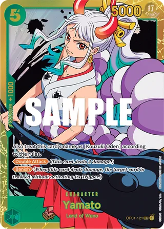 Yamato #OP01-121 · Romance Dawn One Piece card