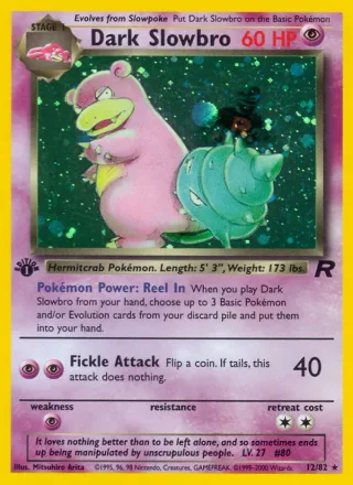 Dark Slowbro #12 · Team Rocket Pokémon card