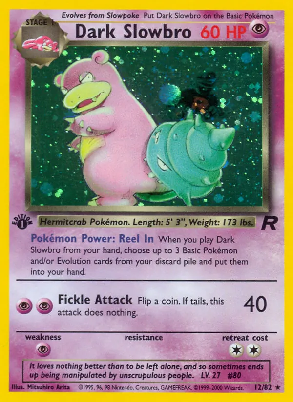 Dark Slowbro full card art