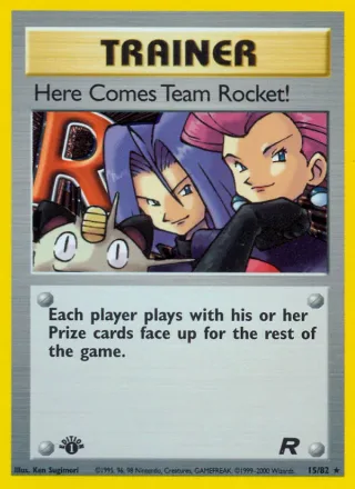 Here Comes Team Rocket! #15 · Team Rocket Pokémon card